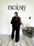 Compleu Elegant "Oversized Luxe" in negru